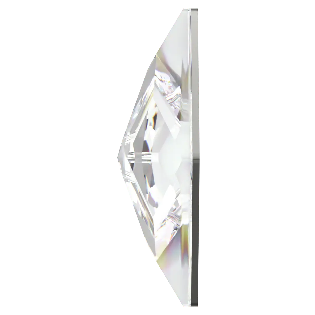 Swarovski Hotfix Flat Back Crystals Rhombus (2709) Crystal - Bluestreak Crystals