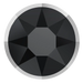 Swarovski Hotfix Flat Back Crystals Rimmed (2038/I, 2078/I) Jet & Crystal Light Chrome - Bluestreak Crystals