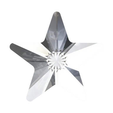 Swarovski Hotfix Flat Back Crystals Rivoli Star (2816) Crystal - Bluestreak Crystals