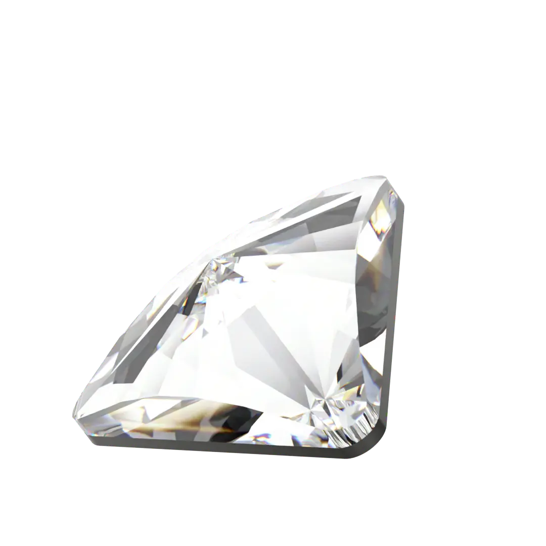 Swarovski Hotfix Flat Back Crystals Rivoli Triangle (2716) Crystal - Bluestreak Crystals