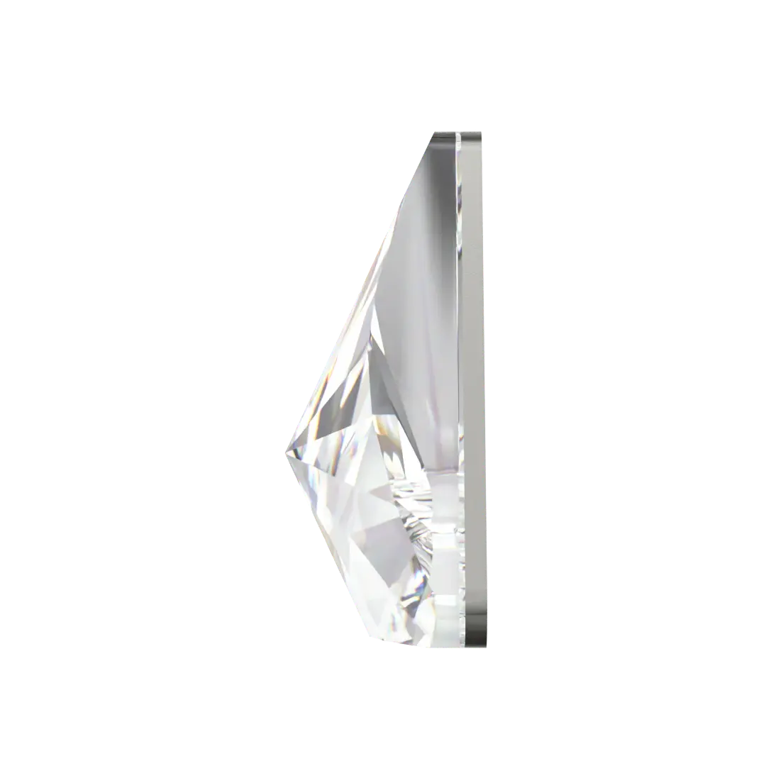 Swarovski Hotfix Flat Back Crystals Rivoli Triangle (2716) Crystal - Bluestreak Crystals