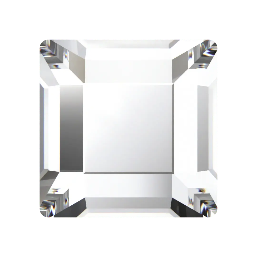 Swarovski Hotfix Flat Back Crystals Square (2400) Crystal - Bluestreak Crystals