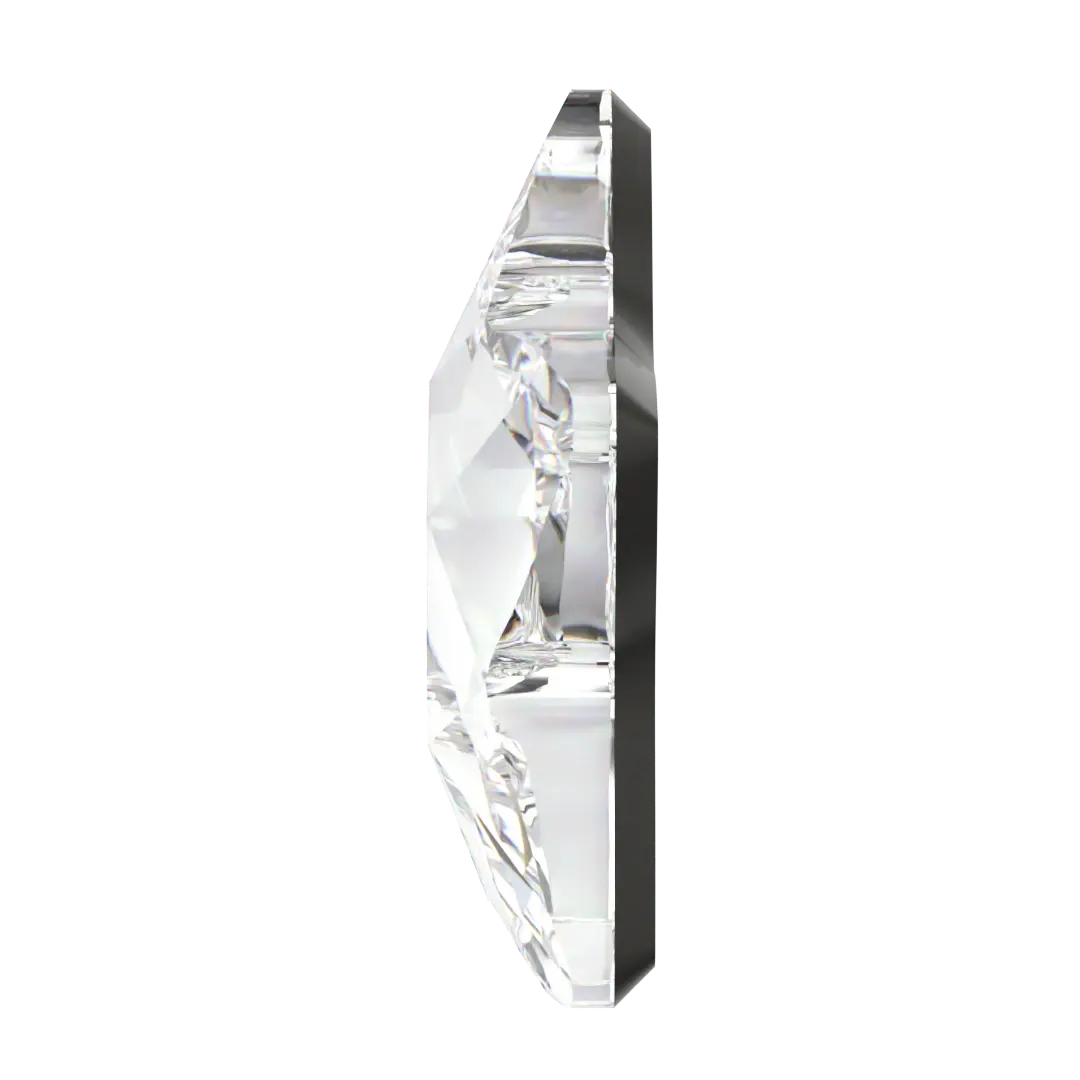 Swarovski Hotfix Flat Back Crystals Star Flower (2754) Crystal - Bluestreak Crystals