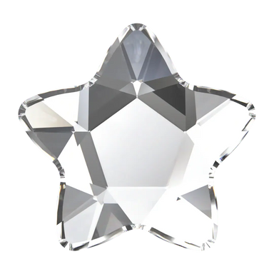 Swarovski Hotfix Flat Back Crystals Star Flower (2754) Crystal - Bluestreak Crystals