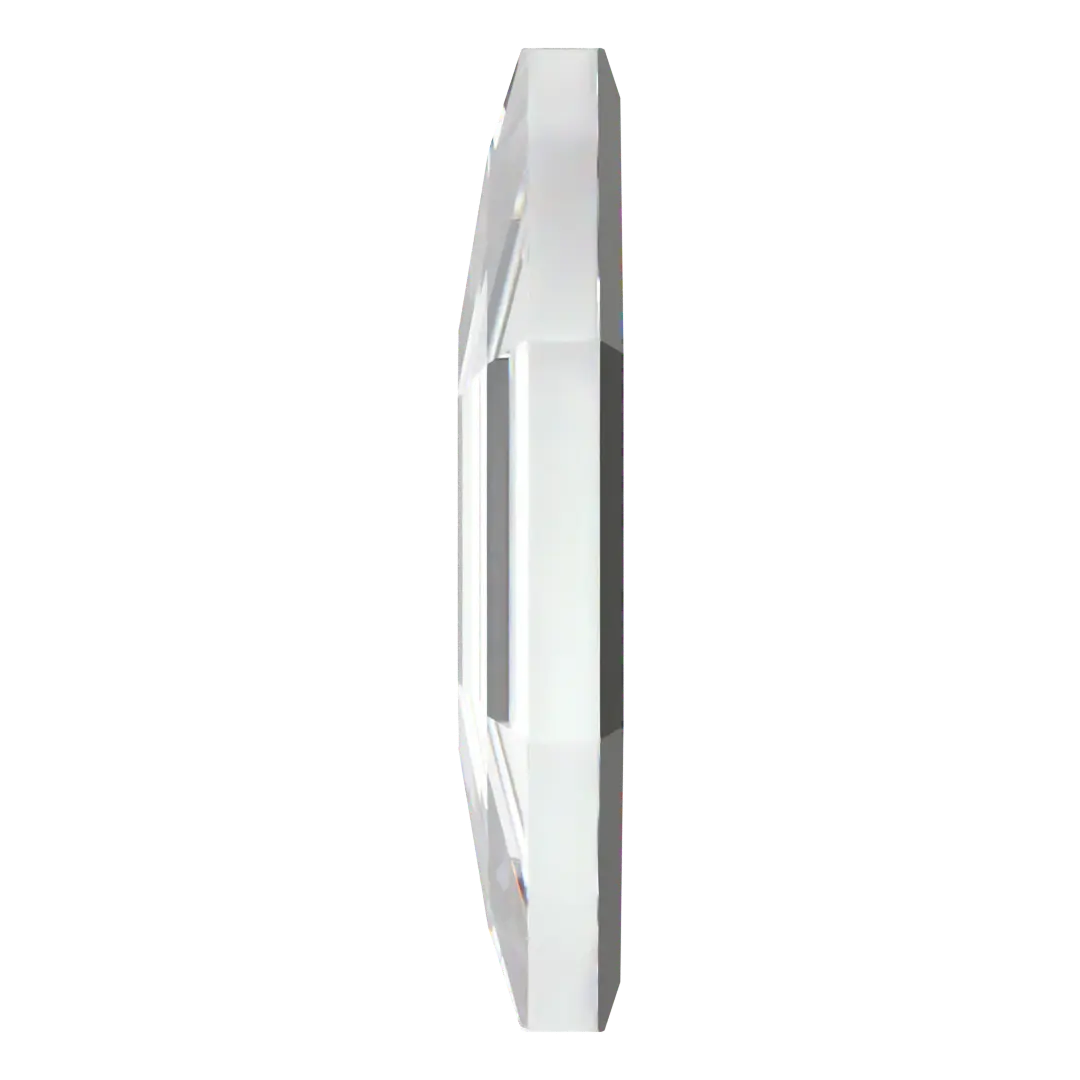 Swarovski Hotfix Flat Back Crystals Trapeze (2772) Crystal - Bluestreak Crystals