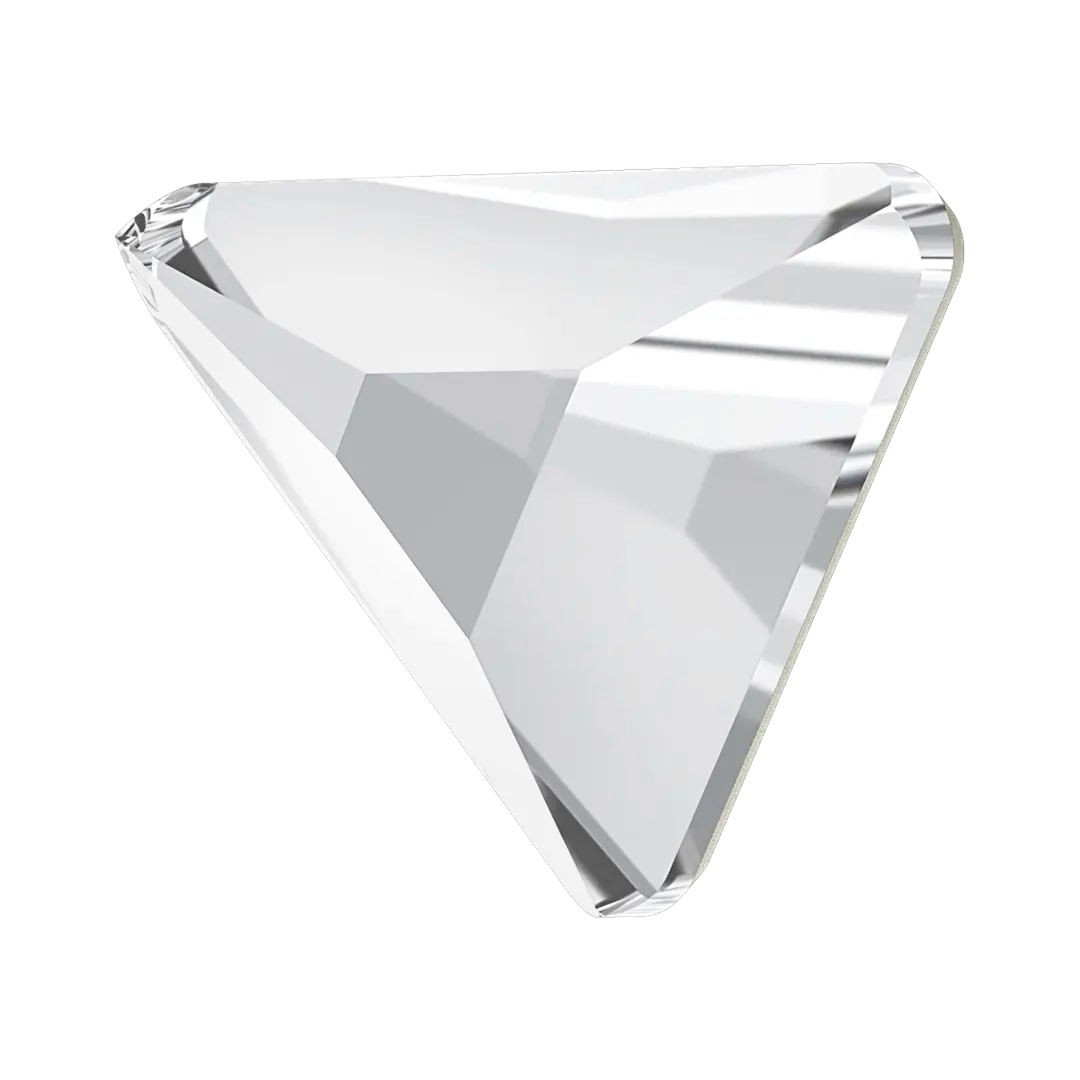 Swarovski Hotfix Flat Back Crystals Triangle Beta (2739) Crystal - Bluestreak Crystals