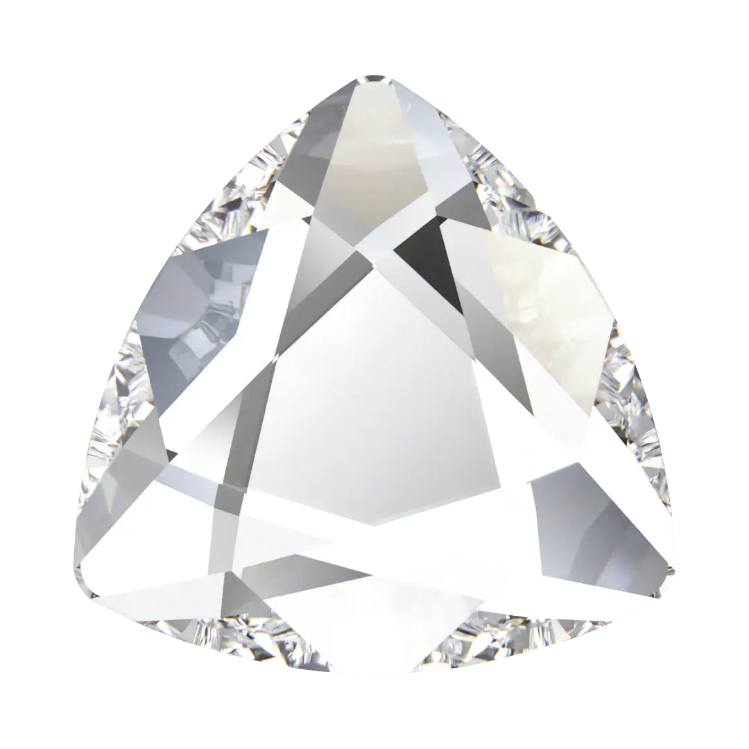 Swarovski Hotfix Flat Back Crystals Trilliant (2472) Crystal - Bluestreak Crystals
