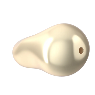 Swarovski Pearls Baroque Drop (5843) Crystal Cream - Bluestreak Crystals