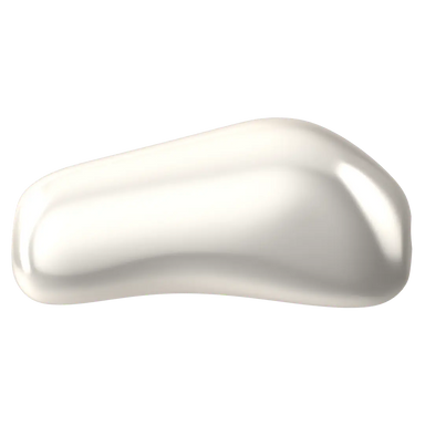 Serinity Pearls Baroque Elongated (5844) Crystal White - Bluestreak Crystals