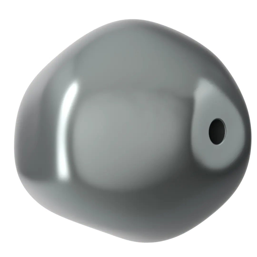 Swarovski Pearls Baroque Round (5841) Crystal Dark Grey - Bluestreak Crystals