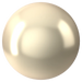 Swarovski Pearls Cabochon (5817) Crystal Cream - Bluestreak Crystals