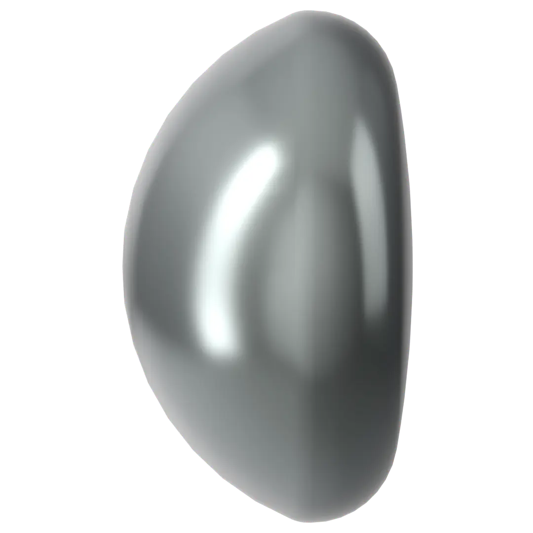 Swarovski Pearls Cabochon (5817) Crystal Dark Grey - Bluestreak Crystals