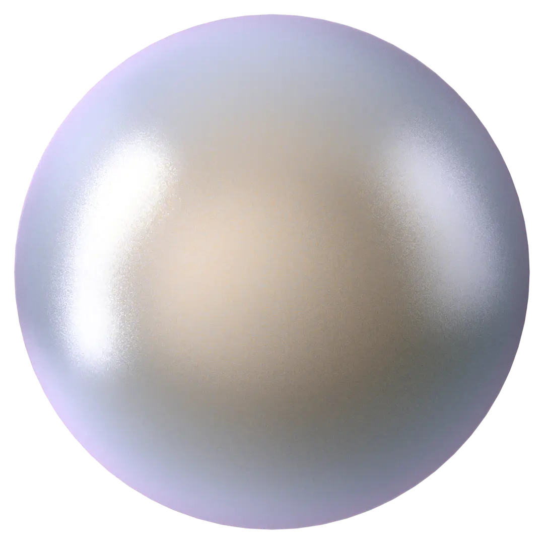 Swarovski Pearls Cabochon (5817) Crystal Iridescent Dreamy Blue - Bluestreak Crystals