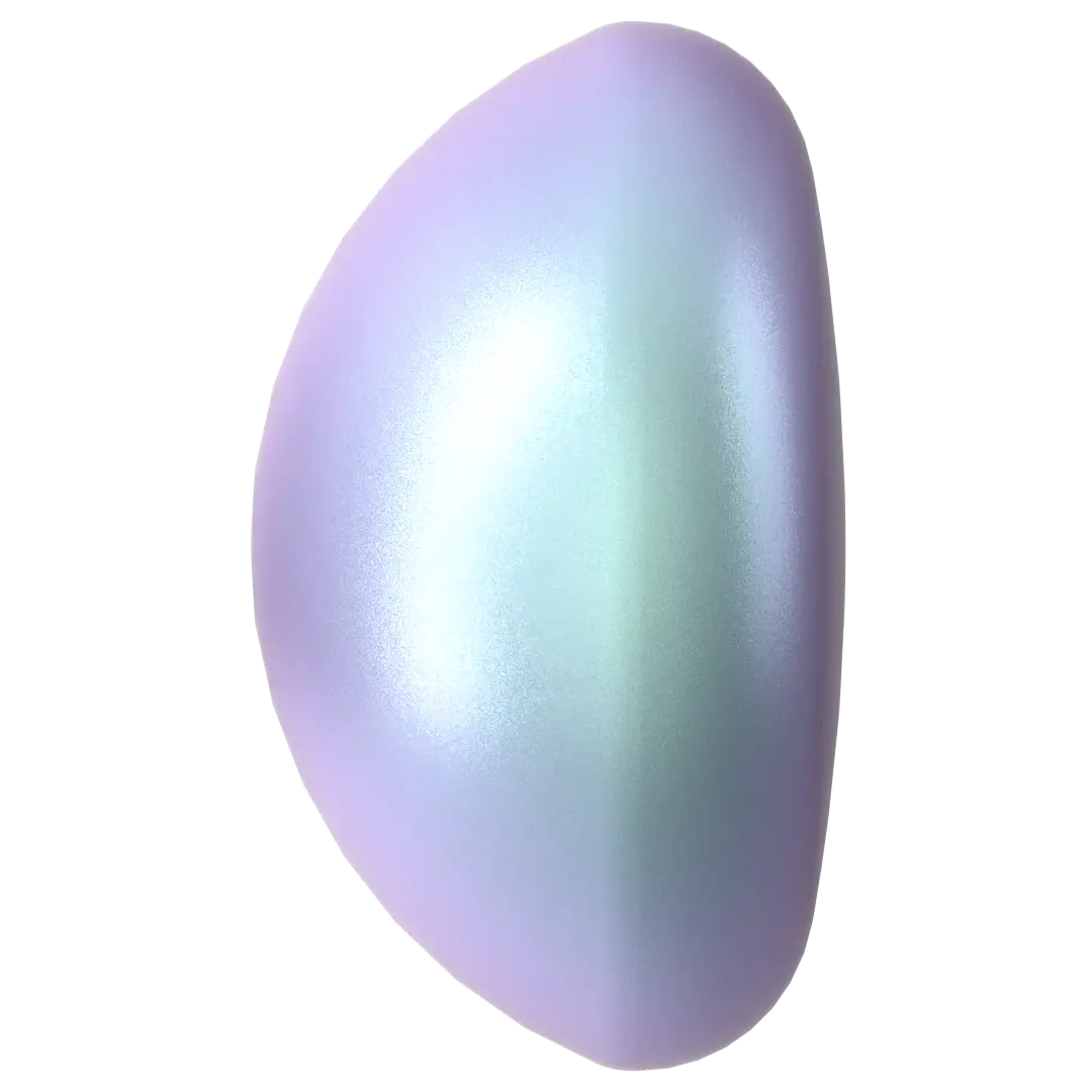 Swarovski Pearls Cabochon (5817) Crystal Iridescent Light Blue - Bluestreak Crystals