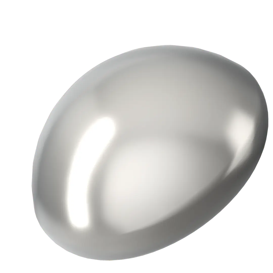 Swarovski Pearls Cabochon (5817) Crystal Light Grey - Bluestreak Crystals