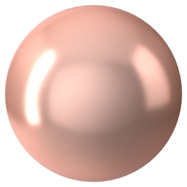 Swarovski Pearls Cabochon (5817) Crystal Peach - Bluestreak Crystals