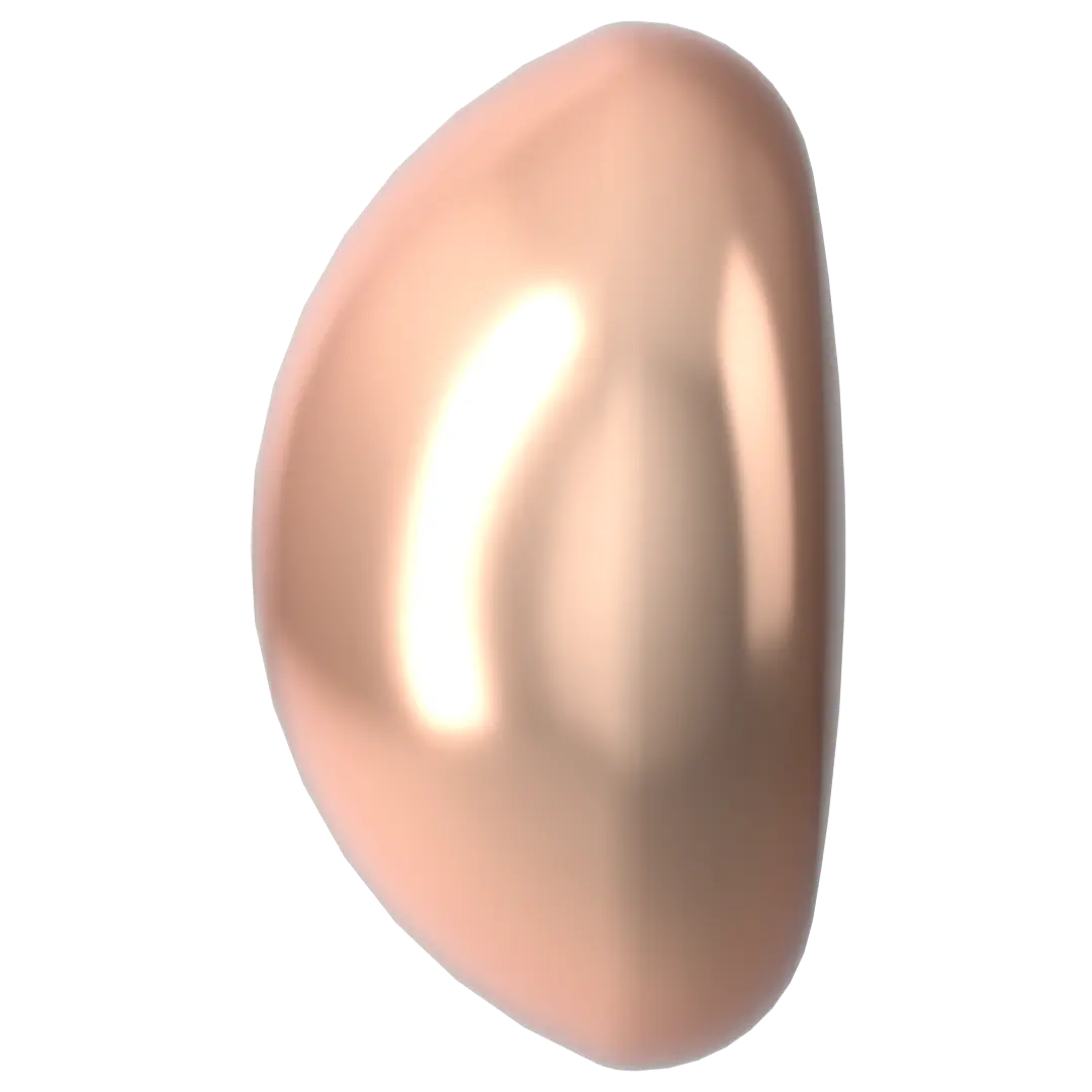 Swarovski Pearls Cabochon (5817) Crystal Rose Gold - Bluestreak Crystals