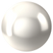 Swarovski Pearls Cabochon (5817) Crystal White - Bluestreak Crystals
