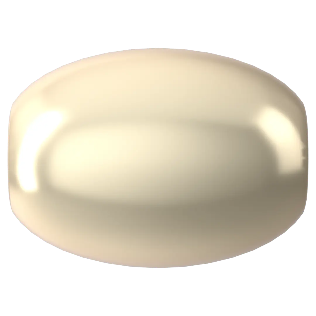 Swarovski Pearls Rice (5824) Crystal Cream - Bluestreak Crystals
