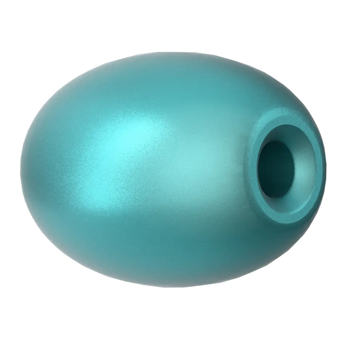 Swarovski Pearls Rice (5824) Crystal Iridescent Dark Turquoise - Bluestreak Crystals