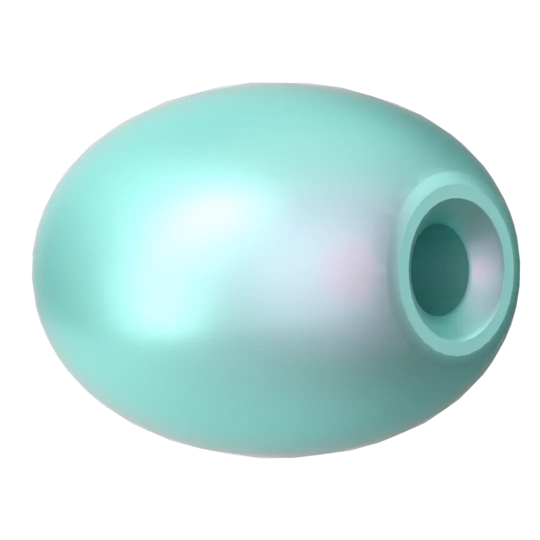 Swarovski Pearls Rice (5824) Crystal Iridescent Light Turquoise - Bluestreak Crystals