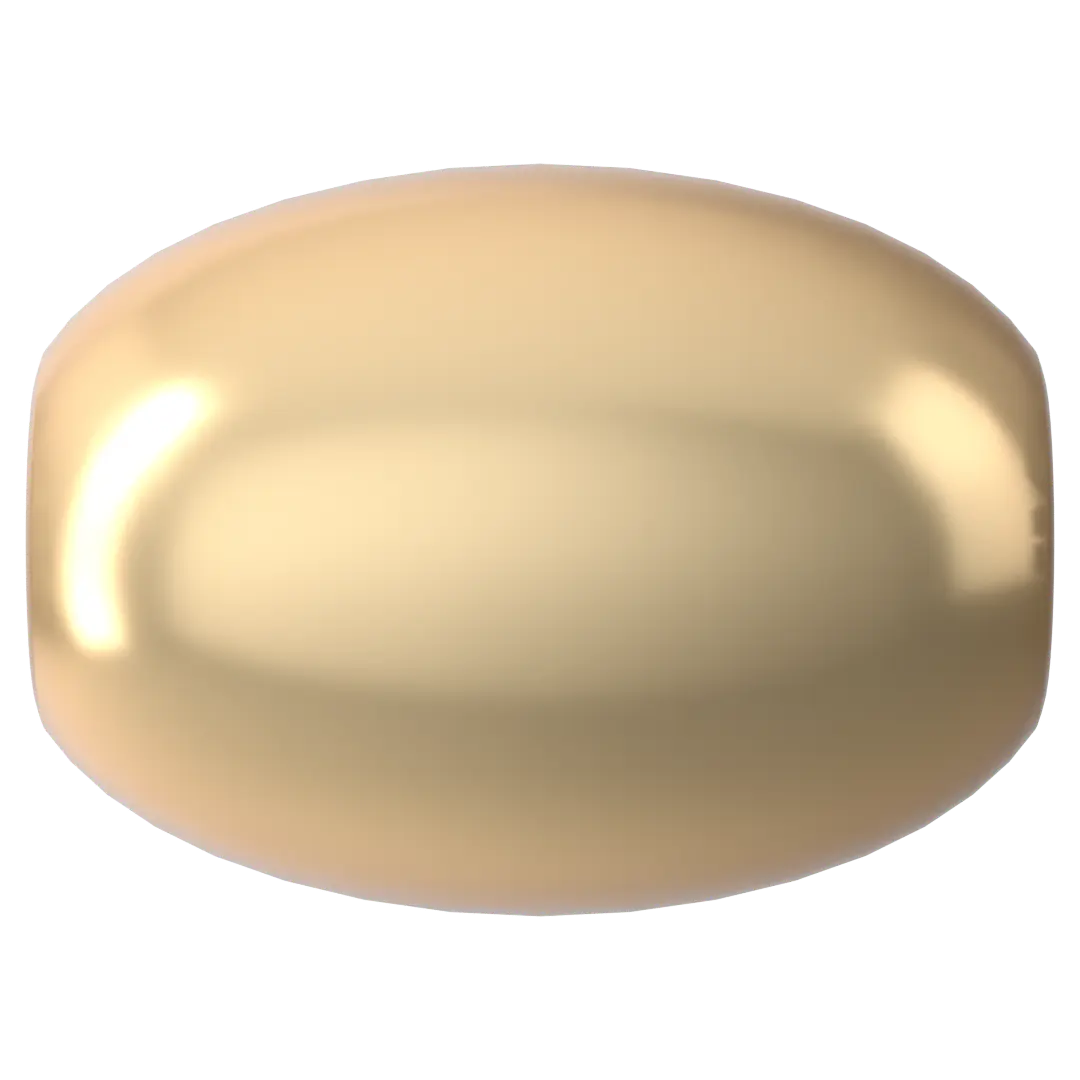 Swarovski Pearls Rice (5824) Crystal Light Gold - Bluestreak Crystals