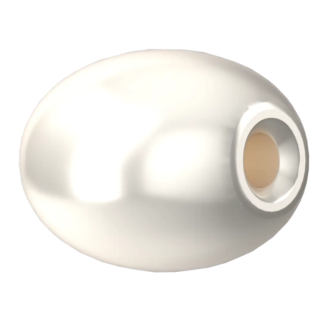 Swarovski Pearls Rice (5824) Crystal White - Bluestreak Crystals