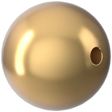 Swarovski Pearls Round (5810) Crystal Bright Gold - Bluestreak Crystals
