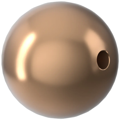 Swarovski Pearls Round (5810) Crystal Bronze - Bluestreak Crystals