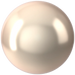 Swarovski Pearls Round (5810) Crystal Creamrose - Bluestreak Crystals
