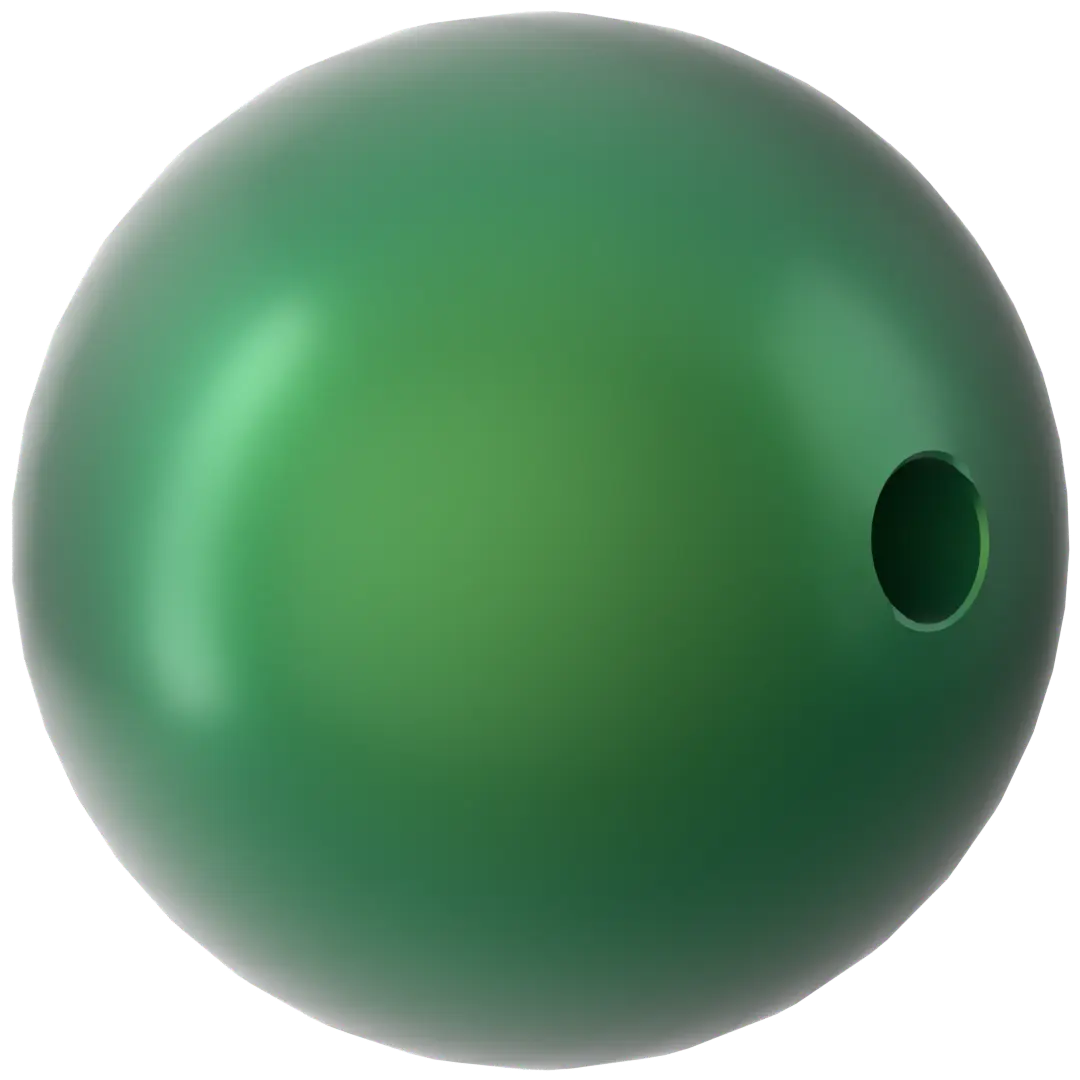 Swarovski Pearls Round (5810) Crystal Eden Green - Bluestreak Crystals