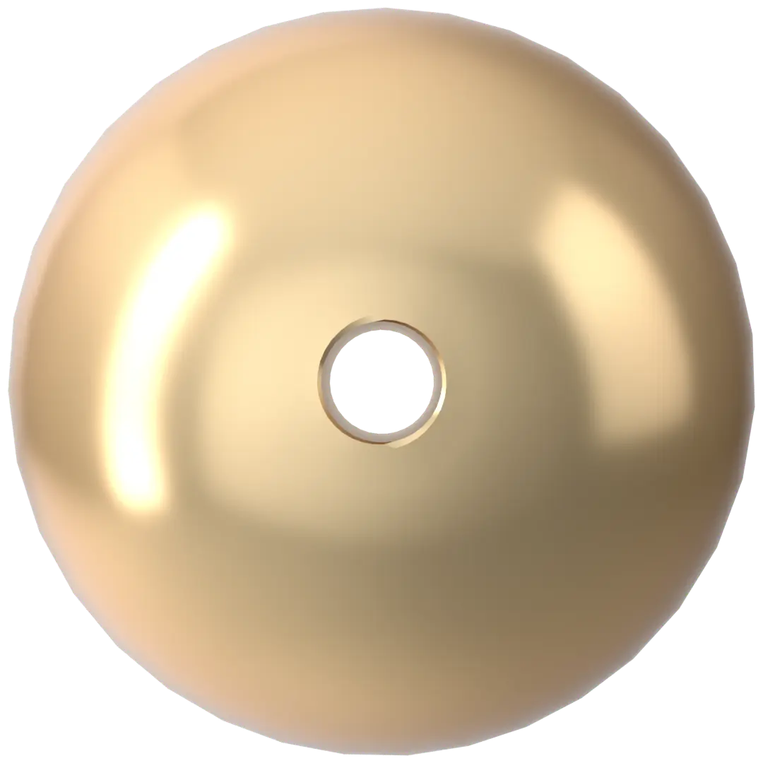 Swarovski Pearls Round (5810) Crystal Light Gold - Bluestreak Crystals