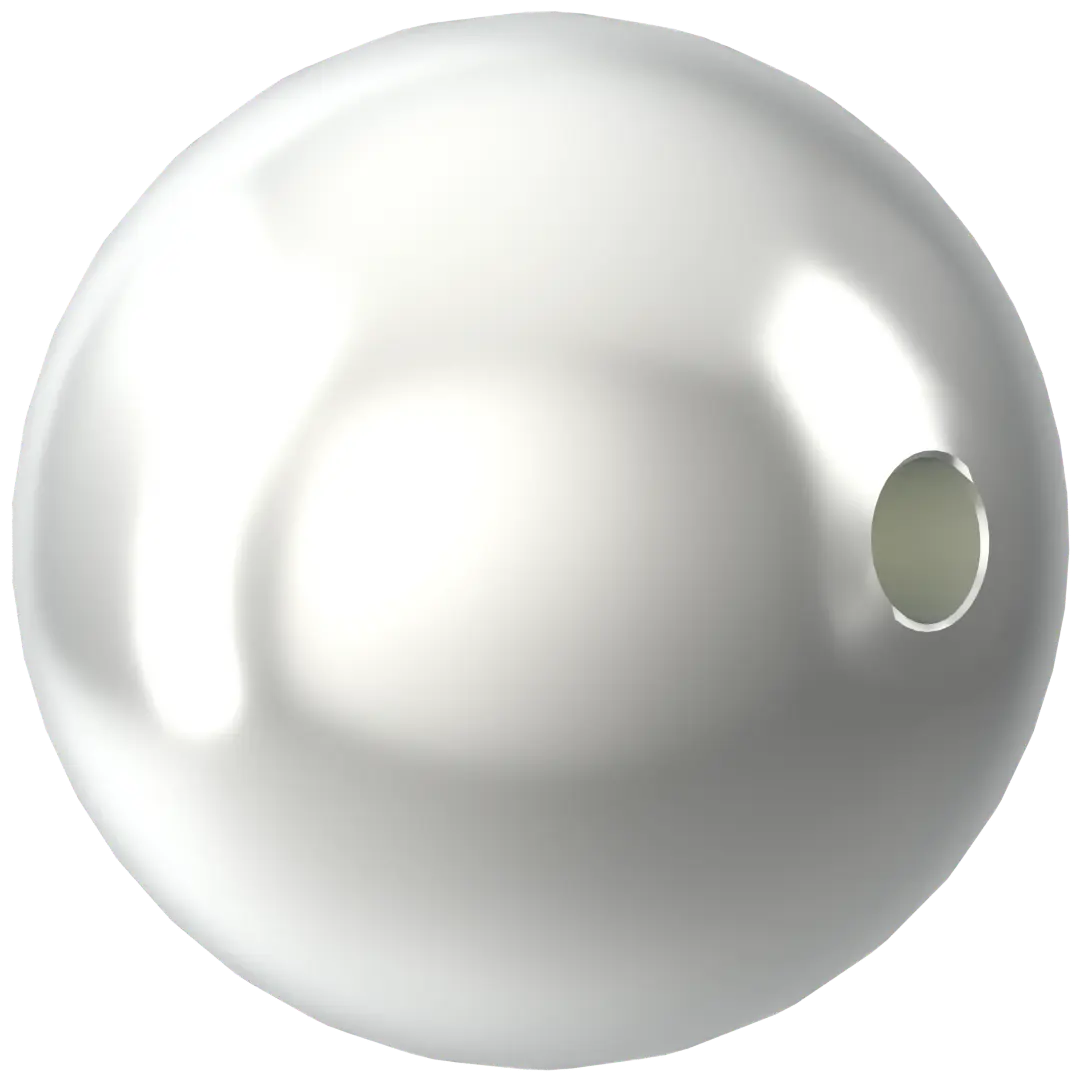 Serinity Pearls Round (5810) Crystal Moonlight - Bluestreak Crystals