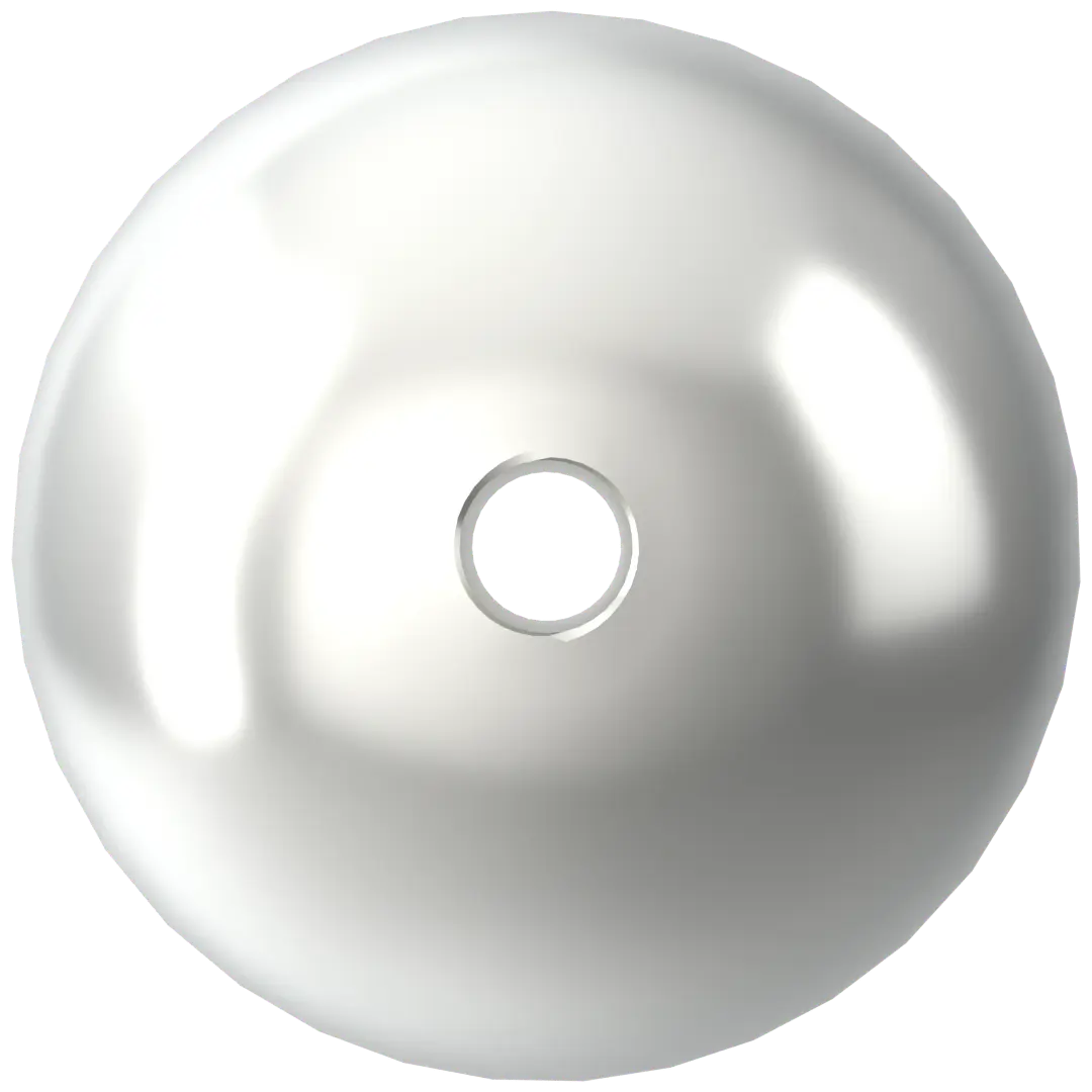 Serinity Pearls Round (5810) Crystal Moonlight - Bluestreak Crystals