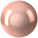 Swarovski Pearls Round (5810) Crystal Peach - Bluestreak Crystals