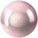 Swarovski Pearls Round (5810) Crystal Rosaline - Bluestreak Crystals