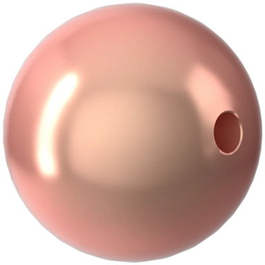 Swarovski Pearls Round (5810) Crystal Rose Peach - Bluestreak Crystals