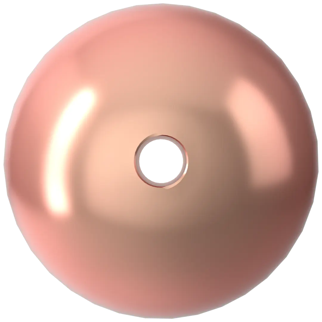 Swarovski Pearls Round (5810) Crystal Rose Peach - Bluestreak Crystals