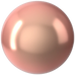 Swarovski Pearls Round (5810) Crystal Rose Peach - Bluestreak Crystals