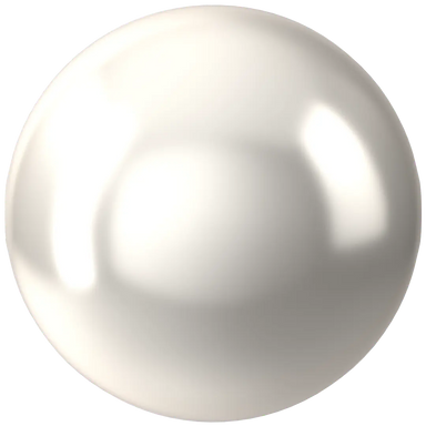Swarovski Pearls Round (5810) Crystal White - Bluestreak Crystals