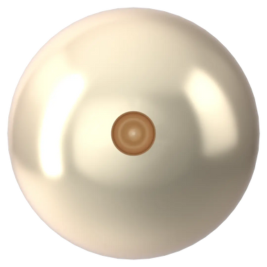 Swarovski Pearls Round Half Drilled (5818) Crystal Creamrose Light - Bluestreak Crystals