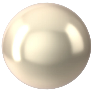 Swarovski Pearls Round Half Drilled (5818) Crystal Creamrose Light - Bluestreak Crystals