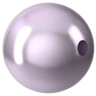 Swarovski Pearls Round Half Drilled (5818) Crystal Lavender - Bluestreak Crystals