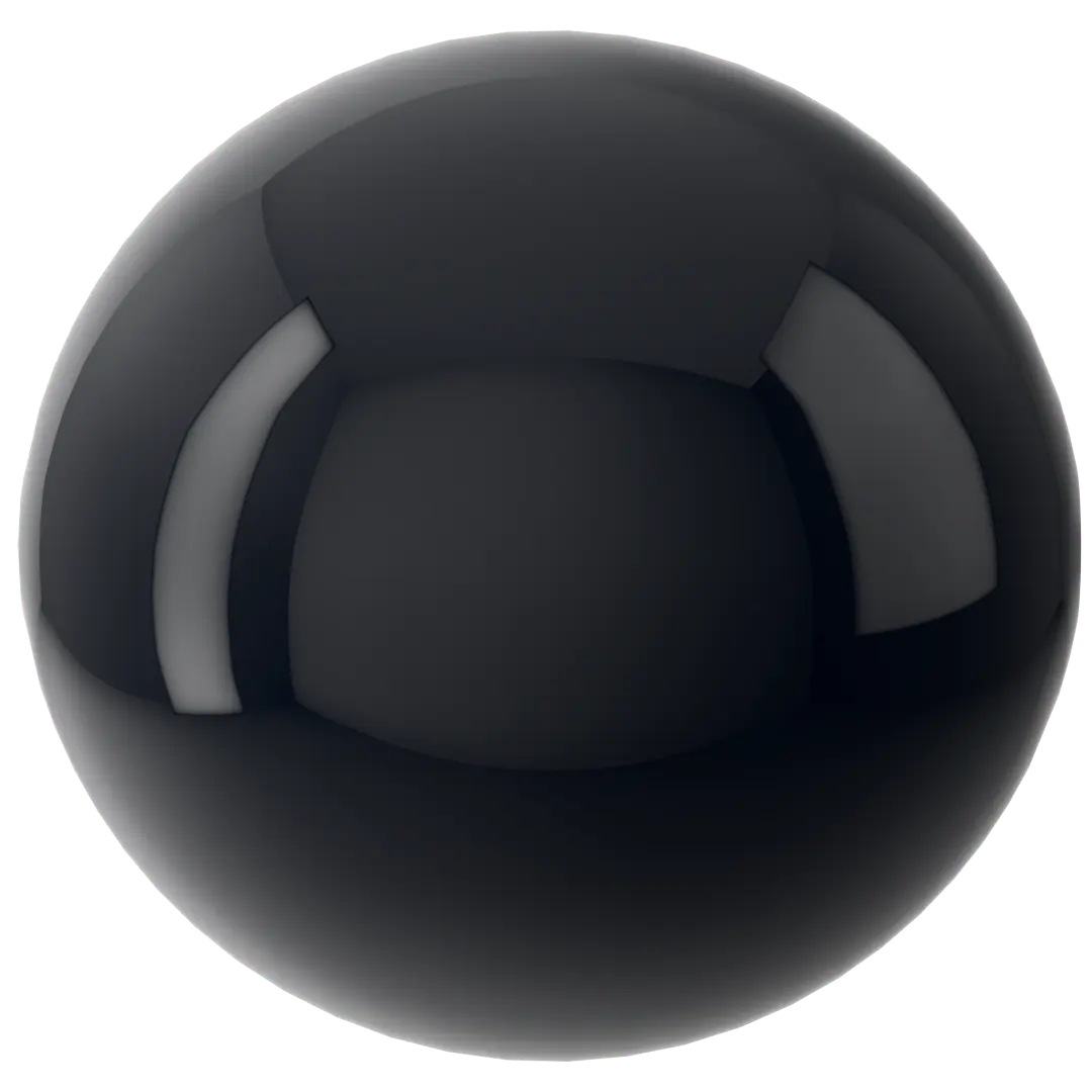 Swarovski Pearls Round Half Drilled (5818) Crystal Mystic Black - Bluestreak Crystals