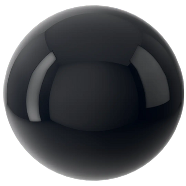 Swarovski Pearls Round Half Drilled (5818) Crystal Mystic Black - Bluestreak Crystals