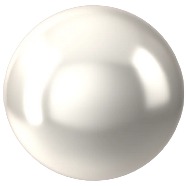 Swarovski Pearls Round Half Drilled (5818) Crystal White - Bluestreak Crystals