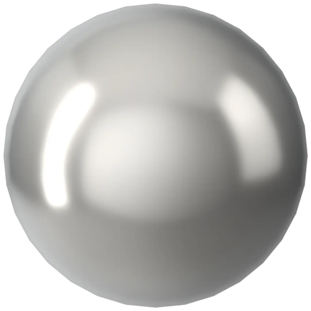 Swarovski Pearls Round No Hole (5809) Crystal Light Grey - Bluestreak Crystals