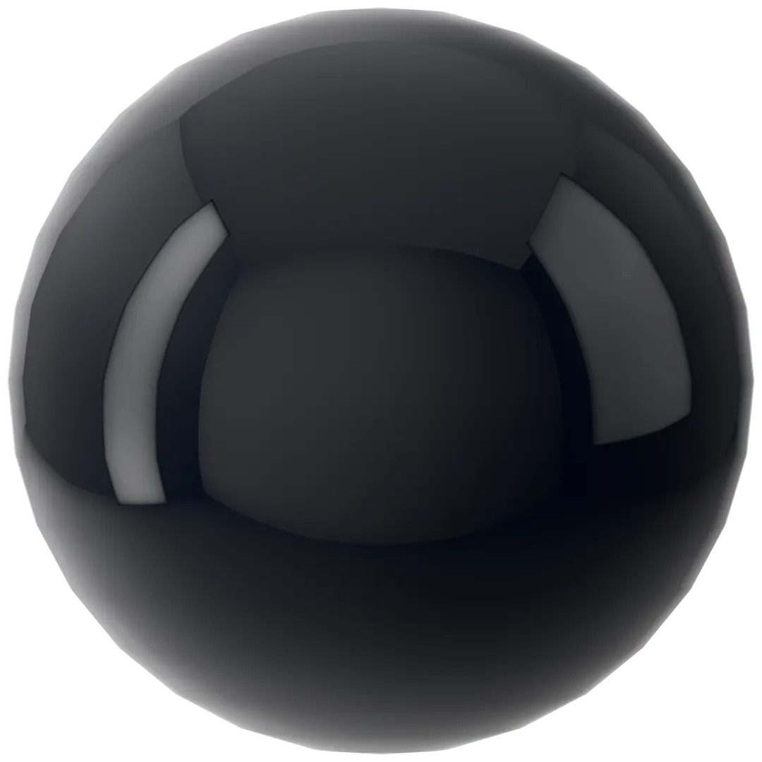 Swarovski Pearls Round No Hole (5809) Crystal Mystic Black - Bluestreak Crystals