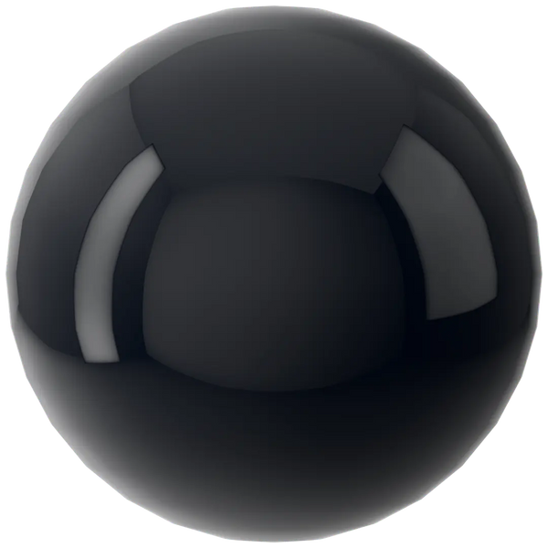 Swarovski Pearls Round No Hole (5809) Crystal Mystic Black - Bluestreak Crystals