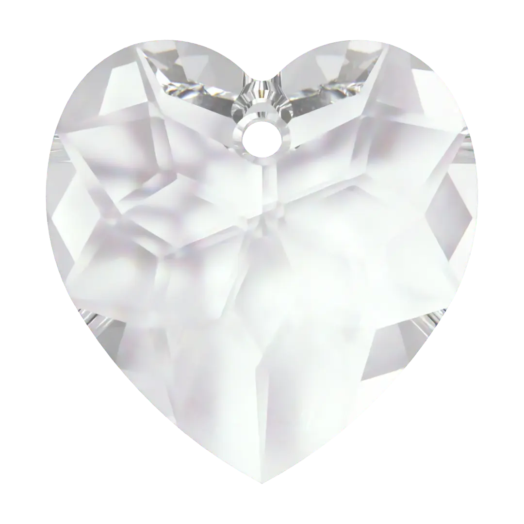 Swarovski Pendants Classic Heart (6215) Crystal - Bluestreak Crystals